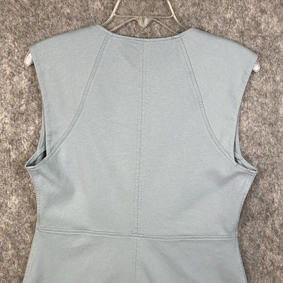 Everlane Dress Womens Large Light Blue The 90s Mini Short Sleeveless Cotton - Picture 12 of 13